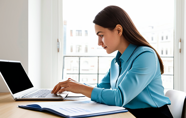 Organized Budgeting**

"A young woman, fully clothed in a professional, modest blouse and slacks, sitting at a bright desk in a sunlit apartment, reviewing her finances on a laptop. Spreadsheets and budget planners are visible. The scene is clean and modern, emphasizing responsible financial habits. safe for work, appropriate content, perfect anatomy, natural proportions, professional, family-friendly, well-formed hands, proper finger count."

**