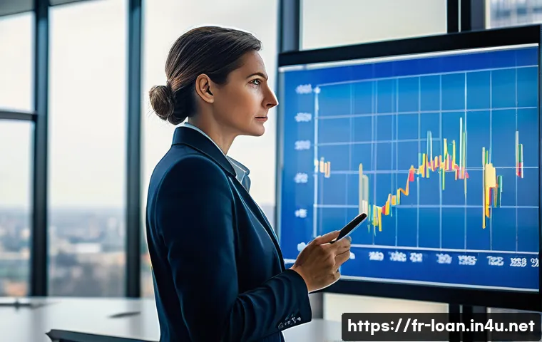 캐피탈 대출 이자율 비교 - A focused and determined French entrepreneur, perhaps a woman in her late 30s, dressed in a smart bu...